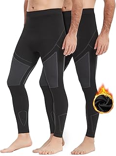Lange Unterhosen Herren Thermohose Herren warme Unterhose Männer Lang Thermounterwäsche Herren Funktionsunterwäsche Skiunterwäsche Thermo Unterhose Herren Leggings Herren für Winter Sport