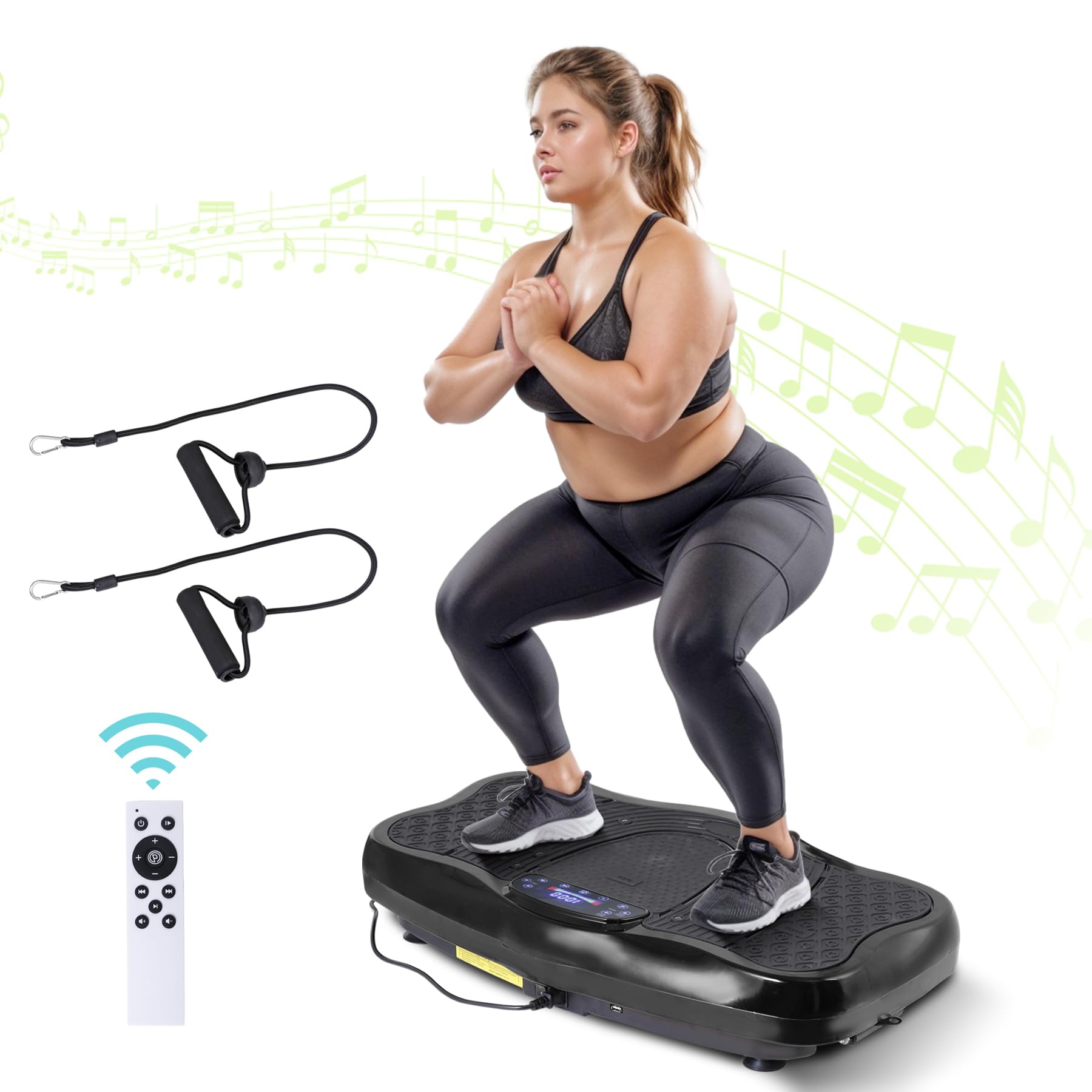Vibration Plate Exercise Machine Shaking Whole Body Workout Vibration Platform Lymphatic Drainage Power Waver Vibrate Stand Machine for