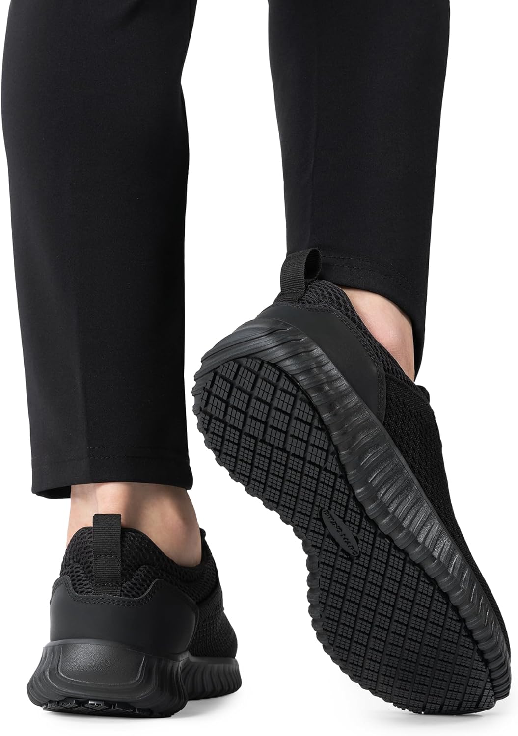Bruno Marc Women's Non Slip Work Shoes Walking Black & Lightweight Food Service Chef Kitchen Restaurant Resistant Sneakers - Image 7