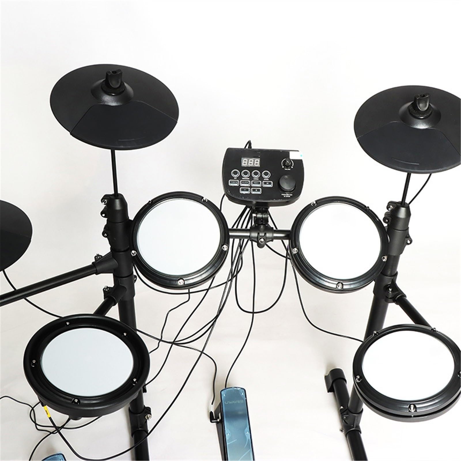 Tamburo Elettronico Tamburo Jazz Elettrico Strumento Per Principianti Casa Adulto Mesh Pelle Jazz Tamburo Elettronico