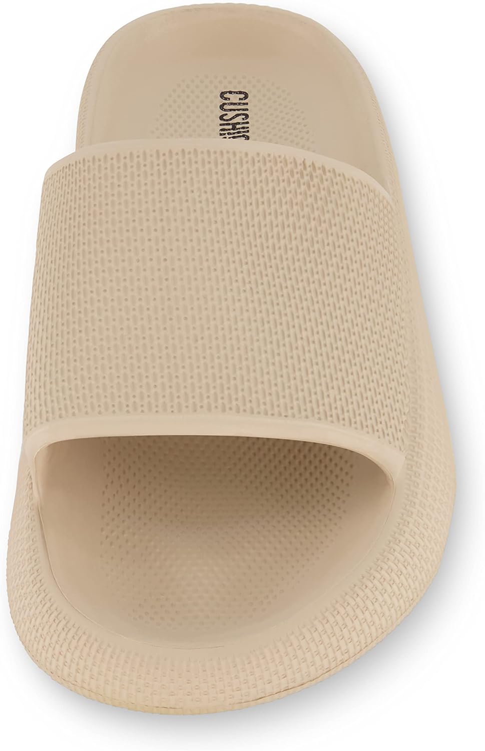 CUSHIONAIRE Kid's Feather pool slide with +Comfort, Khaki 12 - Image 3