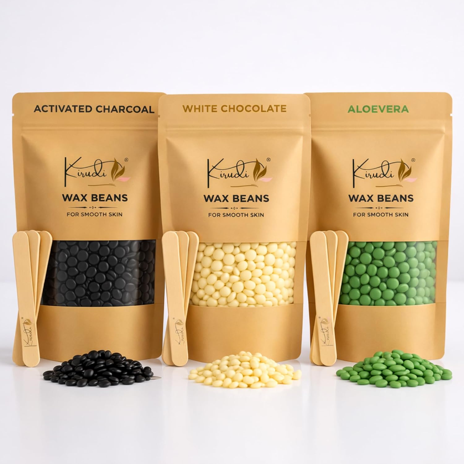 Kirudi Unisex Adult Hair Removal Brazilian Hard Wax Beans For Face, Eyebrow, Back, Chest, Bikini Areas, Legs, Arms and Bea... - Review, Price and Buying Guide