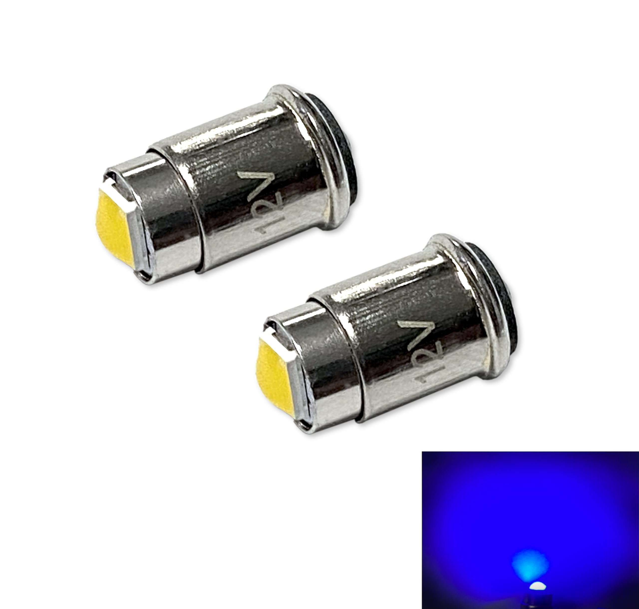 330 LED Replacement Bulbs - 12/14VDC Dimmable Panel Lights (2-Pack, Bright White)