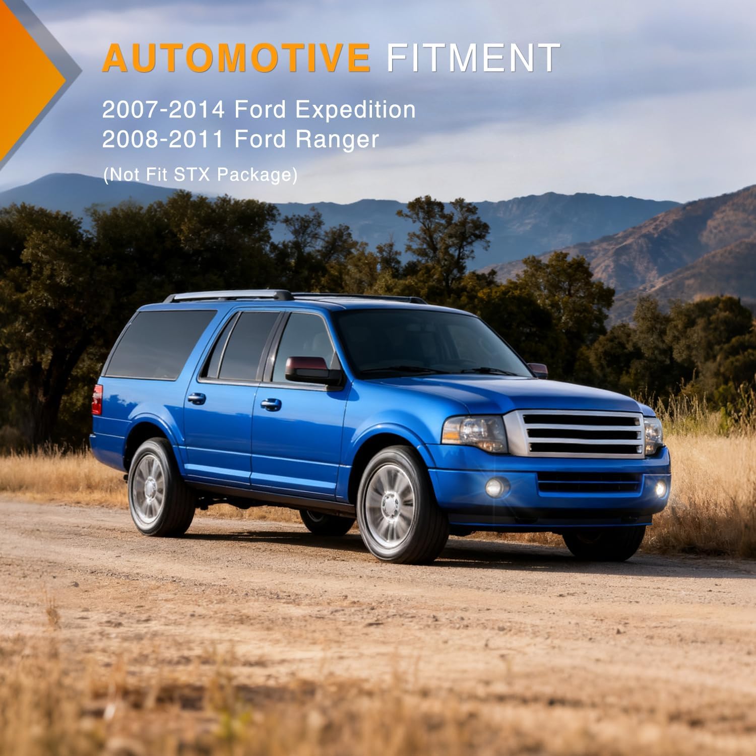 Nilight Fog Lights Assembly Compatible with 2007 2008 2009 2010 2011 2012 2013 2014 Ford Expedition 2008-2011 Ranger(Not Fit STX Package) w/H10 12V 42W Bulbs Clear Lens