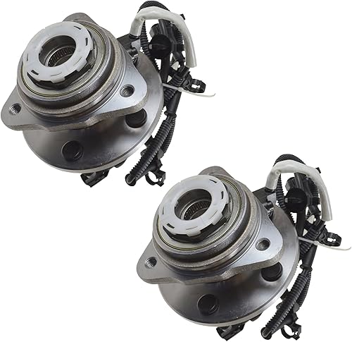 Vista 121 de TRQ Juego de 2 rodamientos y bujes de rueda trasera izquierda y derecha compatible con Ford Expedition 2007-2010 Lincoln Navigator 2007-2010