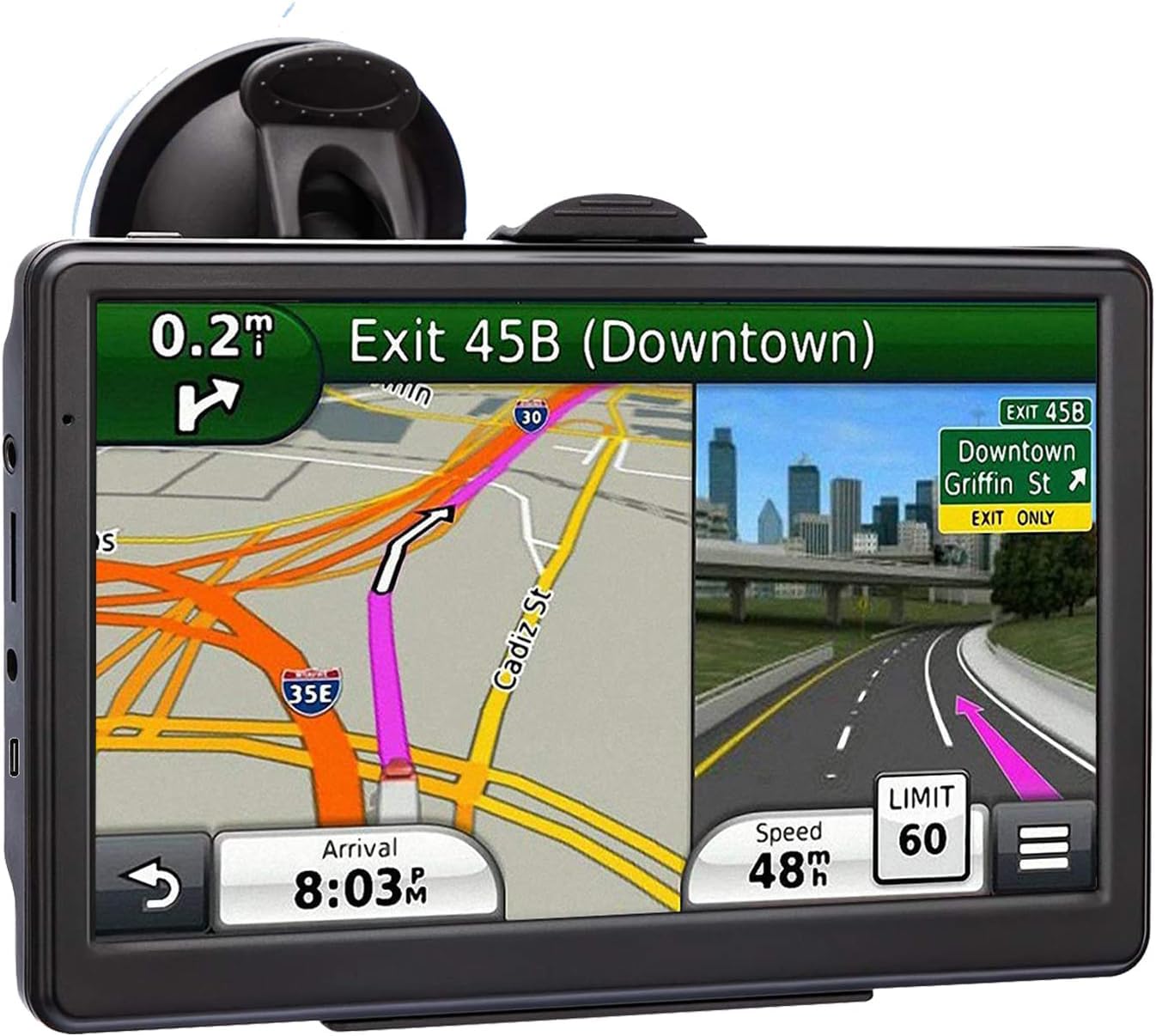 Amazon.com: GPS Navigation for Car, 2025 Map 7 inch Touch