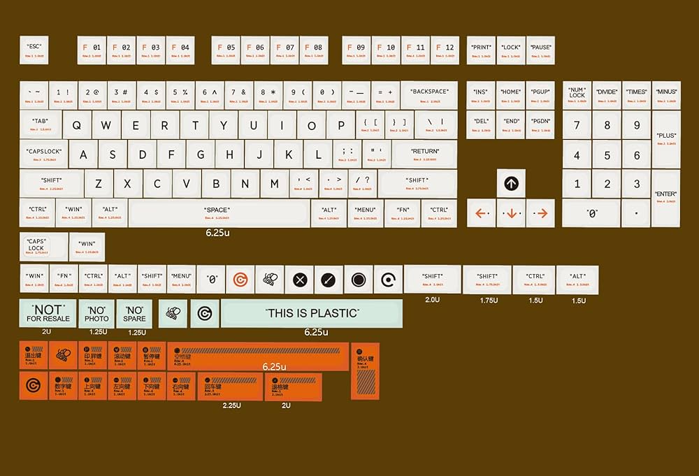 プラスチック染料 サブZDA PBTキーキャップ XDAに類似 MXキーボード 104 87 61 Melody 96 KBD75 ID80 GK64  68 (キーキャップのみ) (プラスチック)