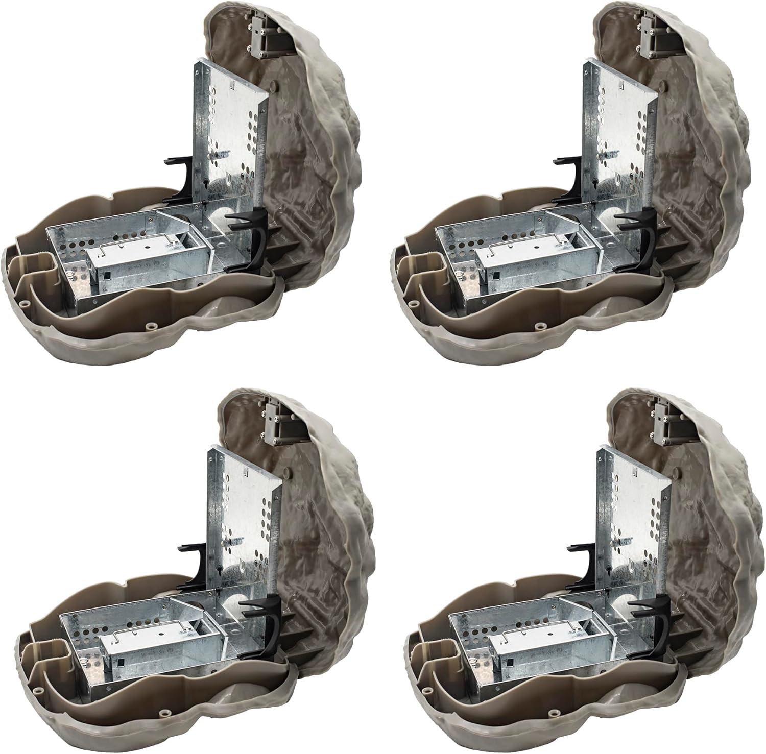 Repeater Rock Multiple Catch Mouse Trap – Discreet Rock-Style Live Catch Trap – Reusable, Tamper-Resistant Design for Effective Mouse Control