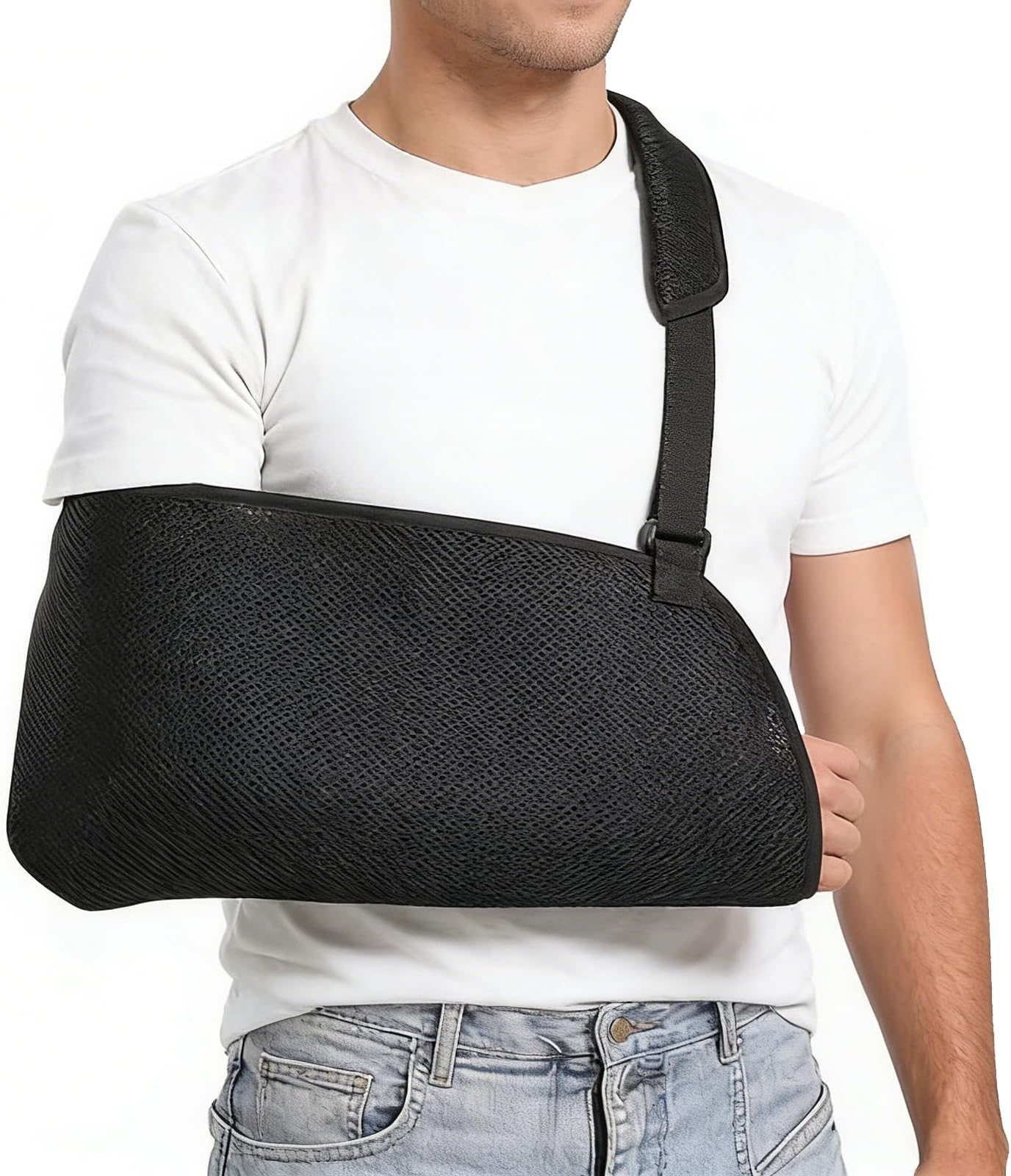 Universal Arm Sling for Shoulder Injury, Adjustable Arm Sling Shoulder Support, Dislocated Shoulder Support Brace for Broken Wrist Shoulder Immobilizer for Left and Right