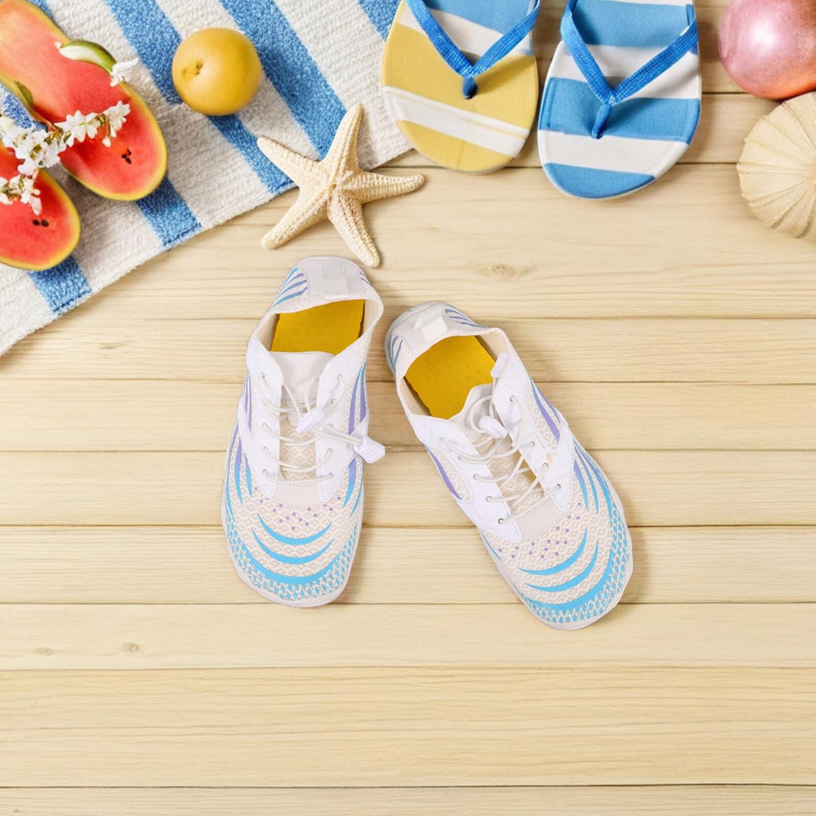 Healeved Zapatos Acuáticos Unisex Antideslizantes Talla 37 Calzado de Playa y Río Secado Rápido Suela Flexible y Material Ligero para Senderismo Natación y Actividades Acuáticas