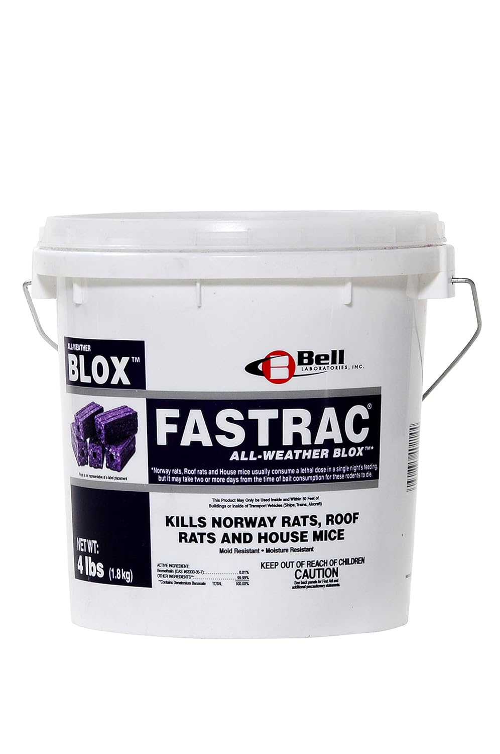 Fastrac Blox Rodenticide - 1 Pail (4 lb.)