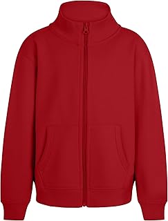 SZ270K- Cooper Kids; Sudadera niño Cremallera; Color White; Talla 1/2