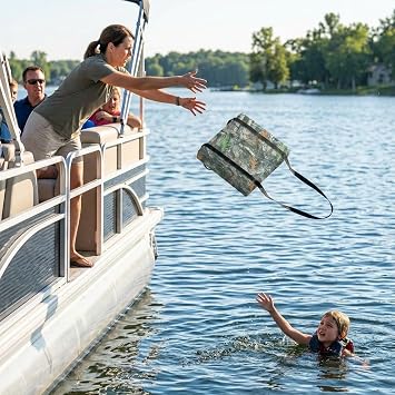 Bradley 2 Pack Type IV Boat Cushion USCG Approved Throwable Flotation Device; Coast Guard Approved Throw Preserver with Foam Cushion; throwable Boat Safety Device