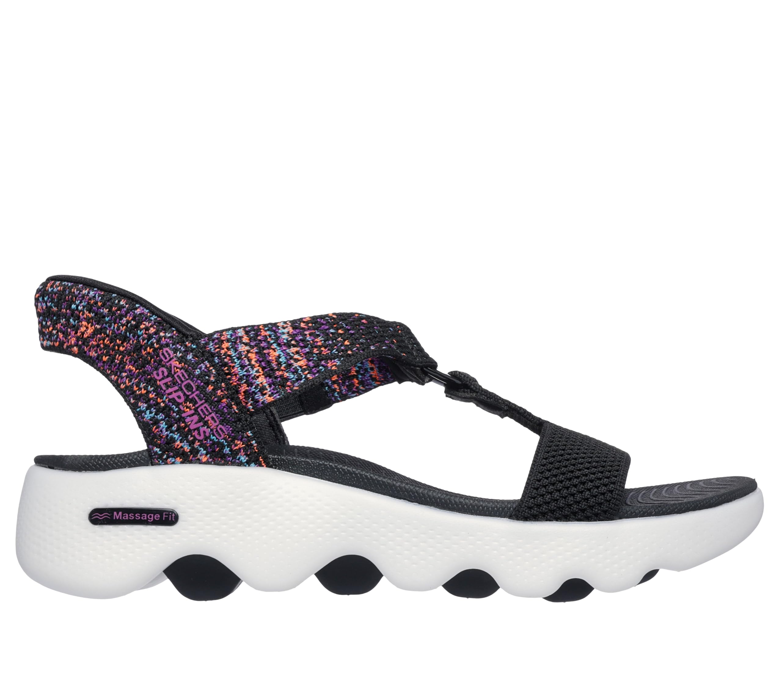 Skechers Kobiety On-the-go Massage Fit Sandal Hands Free Slip-ins W/Space DyeSandał