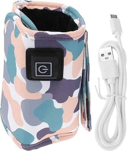 Miniatura 4 de Toyvian Calentador de biberones USB de 3 engranajes con temperatura ajustable, bolsa de botella de leche aislada, bolsa calentadora de leche materna