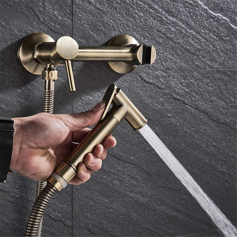 Zabytkowa Brązowa Bateria Wannowa Sitz, Ręczny Bidet | Przyjazne Dla Dzieci I Osób Starszych, Higiena Menstruacyjna Dla Kobiet I Higiena Osobista W łazience (Antique Bronze B)