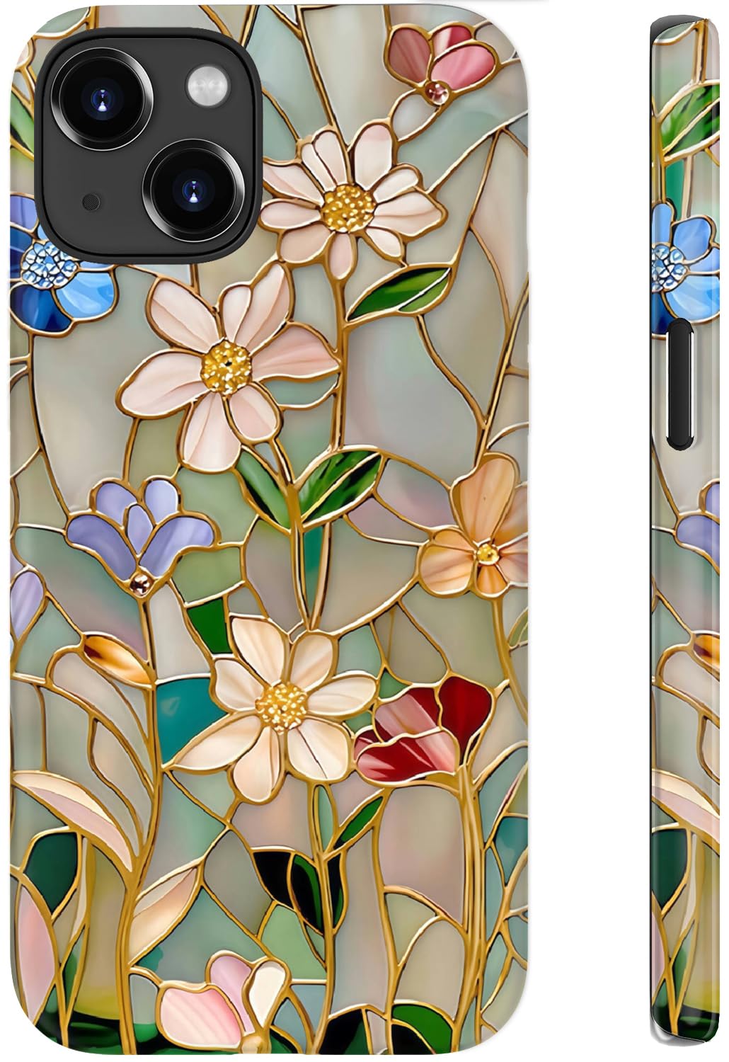 STARVIP for iPhone 15 Plus Case Cute - Wireless Charging Compatible - Dual-Layer Hard Shell + Silicone Cover - Aesthetic Protective Trendy Phone Case