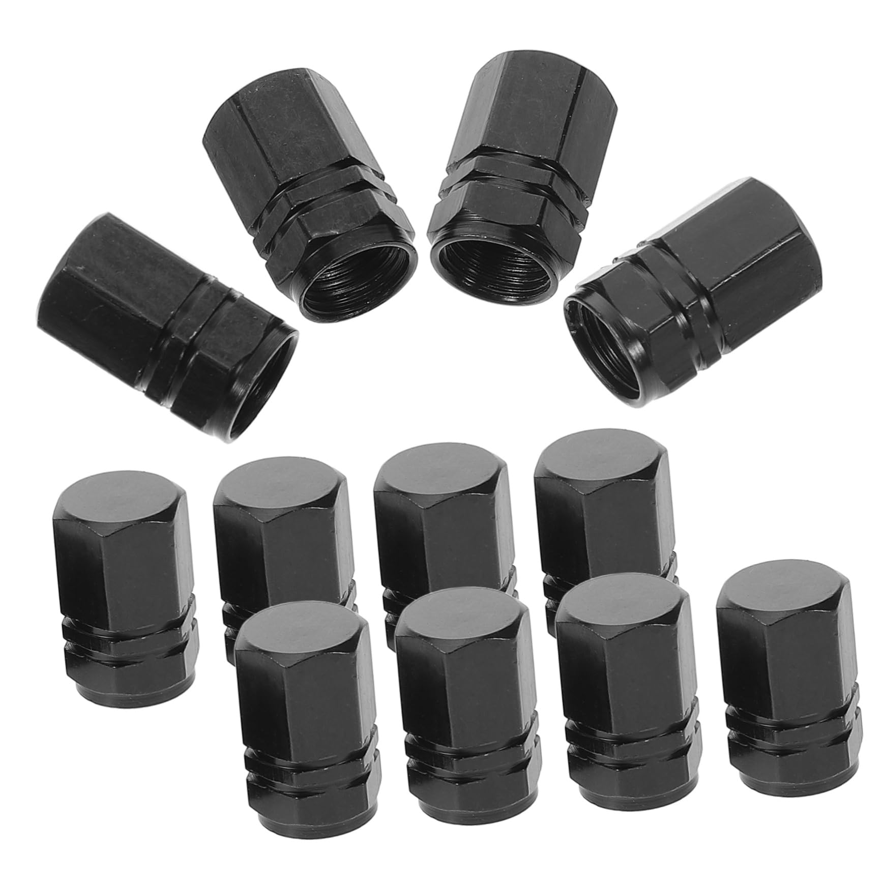 SOLUSTRE 96 Piezas Tapa De Válvula De Coche Cubiertas De Vástago De Válvula Tapas De Vástago De Rueda De Neumático Tapas De Boquillas De Aire para Llantas Automóvil De Aluminio