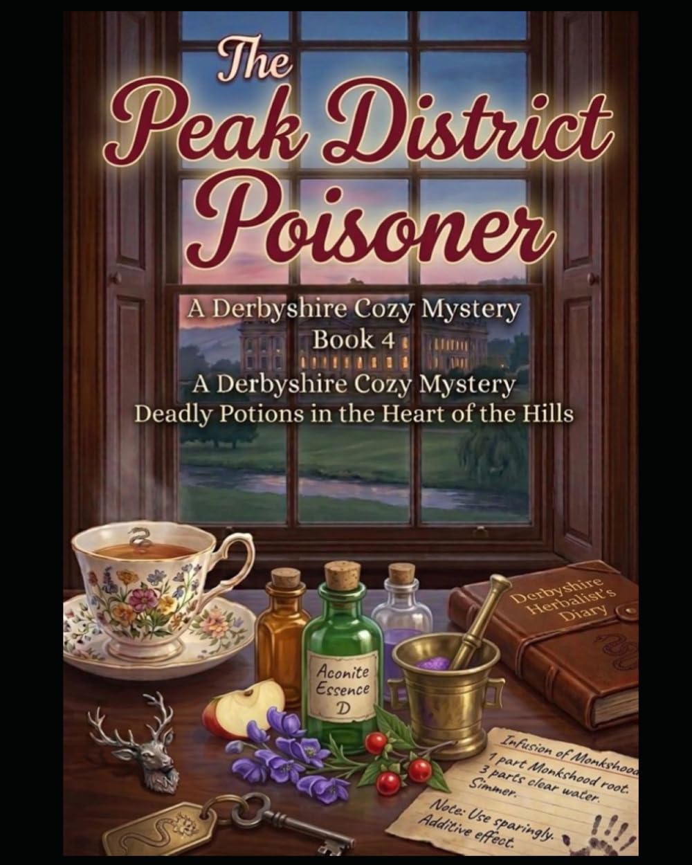 THE PEAK DISTRICT POISONER A Derbyshire Cozy Mystery Where the Labels Lie: A Culinary Cozy Mystery with Recipes — The Flour Power Mysteries Book 4 ... Power Series a Cozy Culinary in Derbyshire)