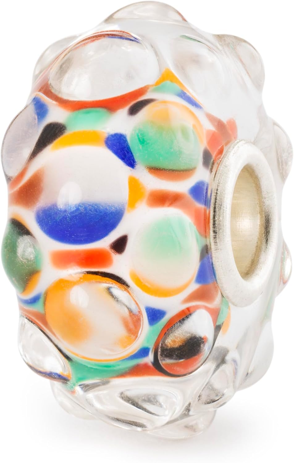 TROLLBEADS Seeds of Happiness Glass Bead - Cultivate Joy in Style | Glass | Nurtured Connections collection | Design by Tenzin Phuntsok and Kalden Chophel