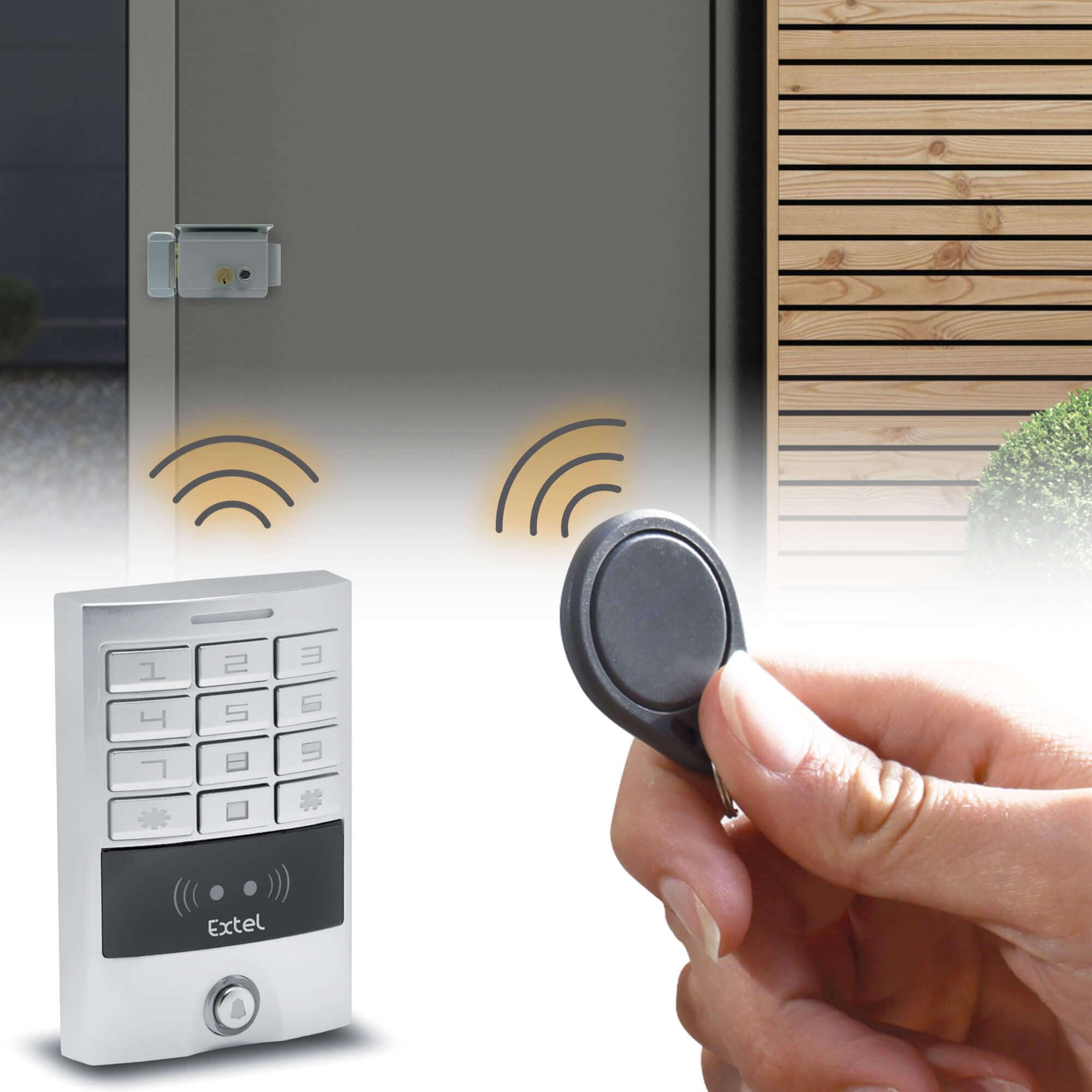 Qiilu Lecteurs de carte de contrôle Mini contrôleur RFID intégré