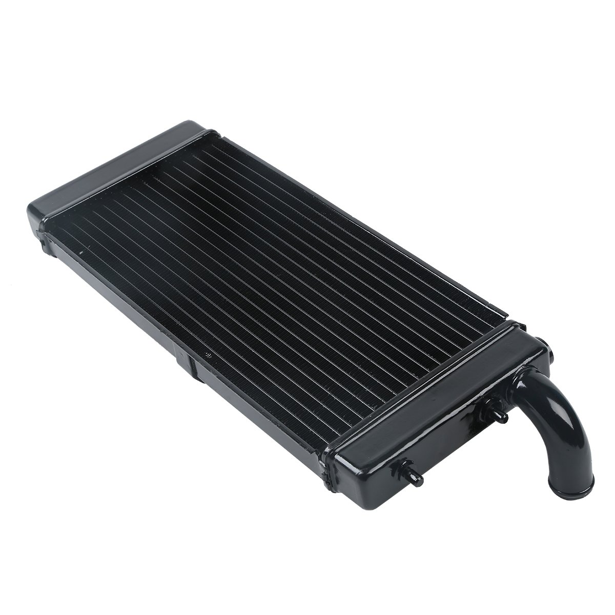 TengChang Motocicleta Negro Aluminio radiador Enfriador para Honda Shadow Ace 750 VT750C 1997 1998 1999 2000 2001 2002 2003