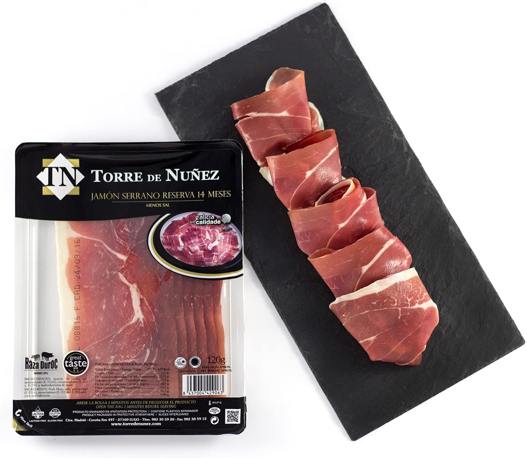 2 x 100g Serrano Reserva Ham Slices (Pack of 2)