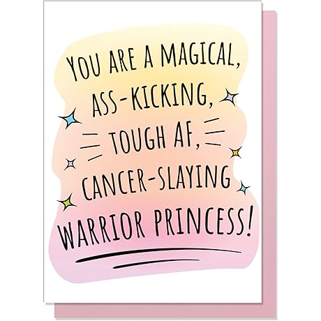 PRESS and POUR Funny Cancer Card