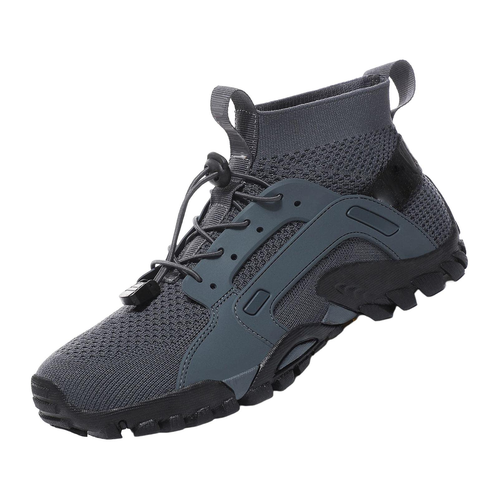 Water Shoes Sneakers Lightweight Hiking Shoes for Outdoor Trekking Casual 46Yard Grey