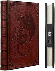 LUMAI Caderno com Cadeado Guardião dos Segredos A5 220 Páginas Papel 100g Capa Dura – Fortalece o Raciocínio, Privacidade e Organização