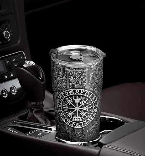 Miniatura 4 de Regalos vikingos de 20 onzas para hombres, regalos de mitología nórdica, regalos del día de San Valentín para él, cumpleaños, regalos inspiradores,