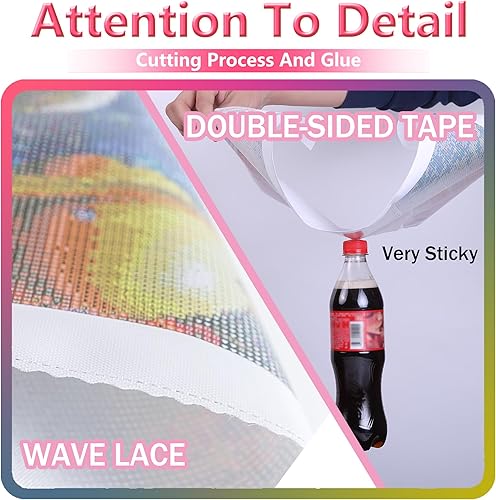 Miniatura 7 de Huacan Kits de pintura de diamantes de playa para adultos, estrellas de mar, conchas marinas 5D, kit de arte de diamantes de taladro completo,