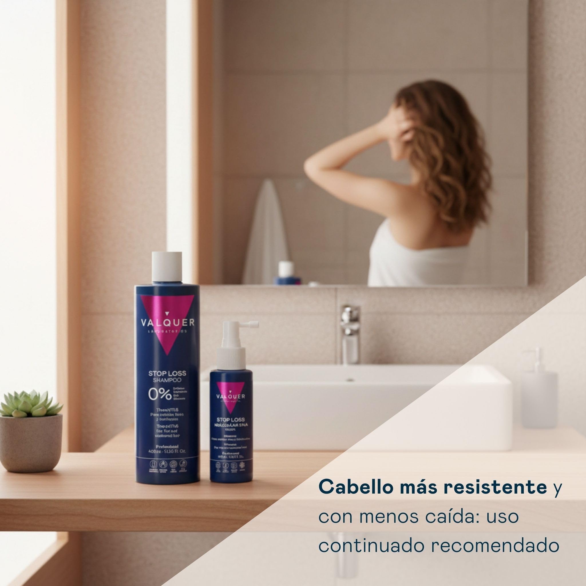Valquer Pack Anticaída Intensivo Fórmula Zero, Champú 400 ml y Loción Shock 100 ml