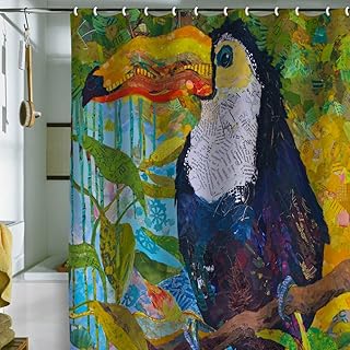 Deny Designs Elizabeth St Hilaire Nelson Toucan 1 Shower Curtain, 69" x 72"