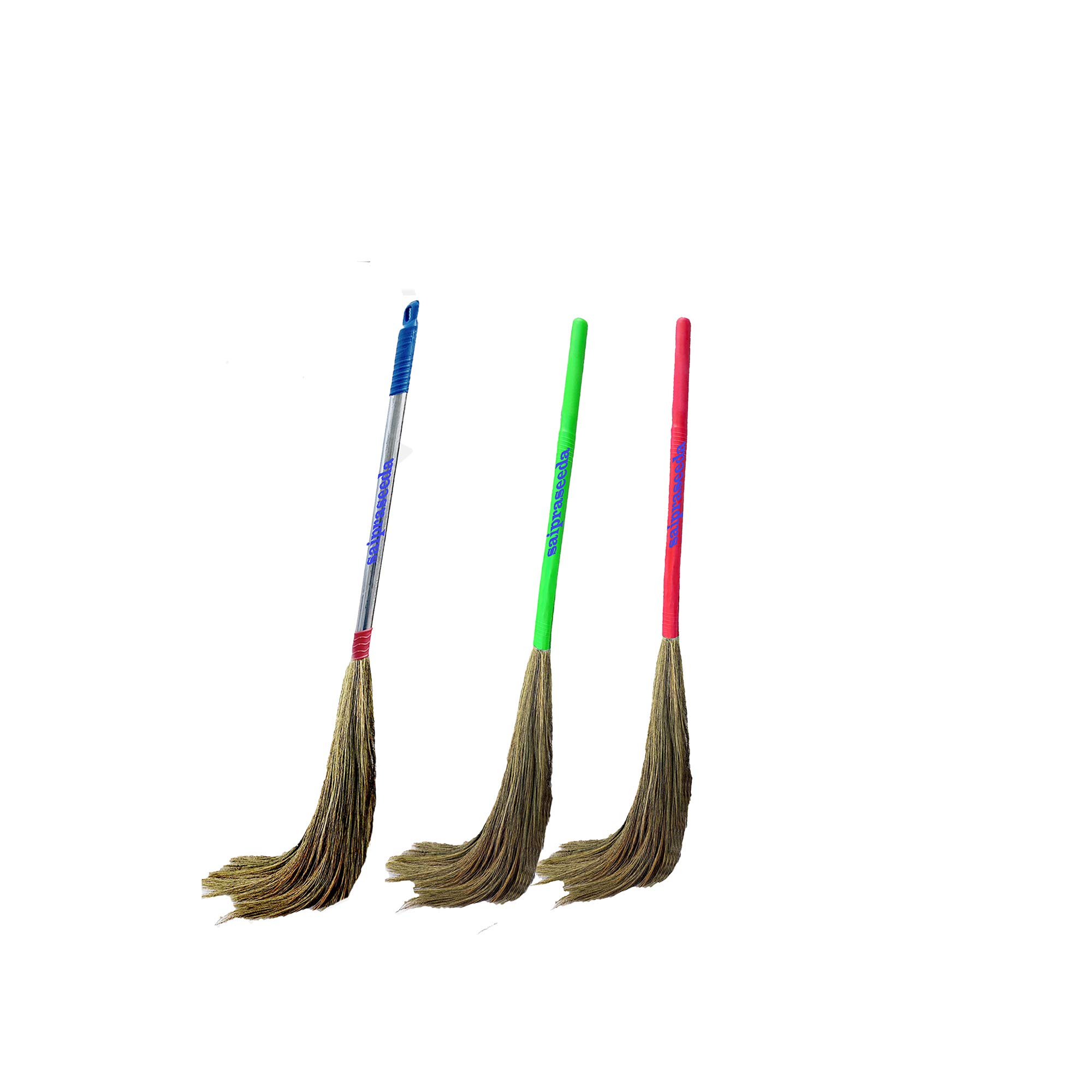 UR LITTLE SHOP Large Size Broom Stick with Natural Grass Home Cleaning 3`s Pack(Multi Colour) (B07TV8VMXS) Amazon Price History, Amazon Price Tracker