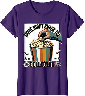 Women's Movie Night Snack Tax Collector Funny Dad Tax Humor T-Shirt