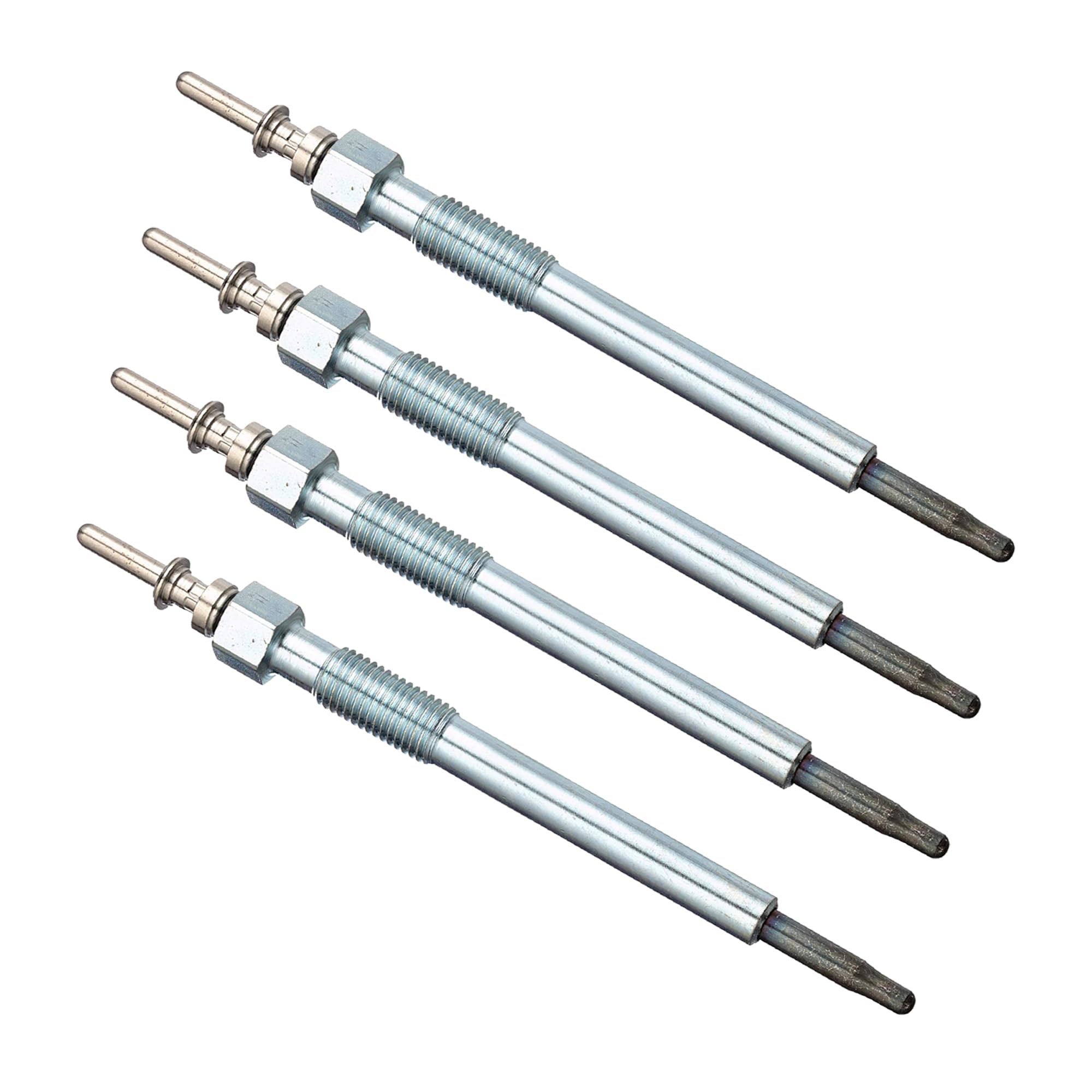 (Lot de 4) Bougie de préchauffage compatible pour Civic Astra G H J Corsa C D Combo Meriva Zafira 1,7 D Diesel Di Dti CDTi 0100226497 0250202137 55588475 97358626 97389905 1214035 LP076 Y-541J 345133
