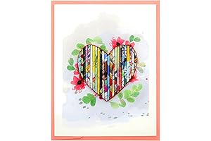 Upcycled Heart card: A Sustainable Valentine Gift