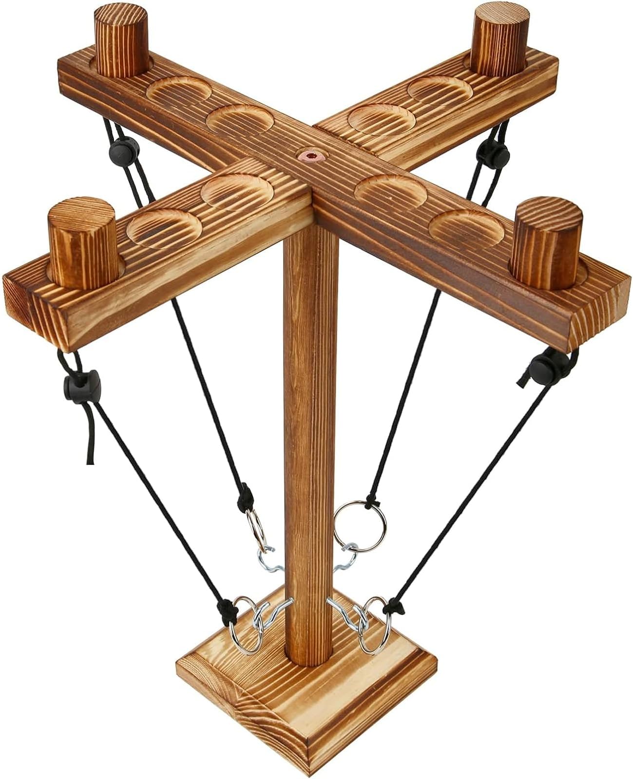 Ring Toss Games for Adults, Fun Hook and Ring Game with Carrying Bag, Outdoor Indoor Party Game, Board Games for Family, Bar, Party, Game Nights