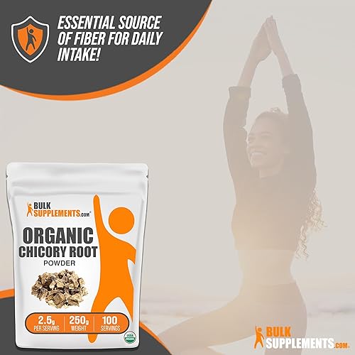 Miniatura 4 de BULKSUPPLEMENTS.COM Polvo orgánico de raíz de achicoria, suplemento de raíz de achicoria, alternativa al café de raíz de achicoria, suplemento de