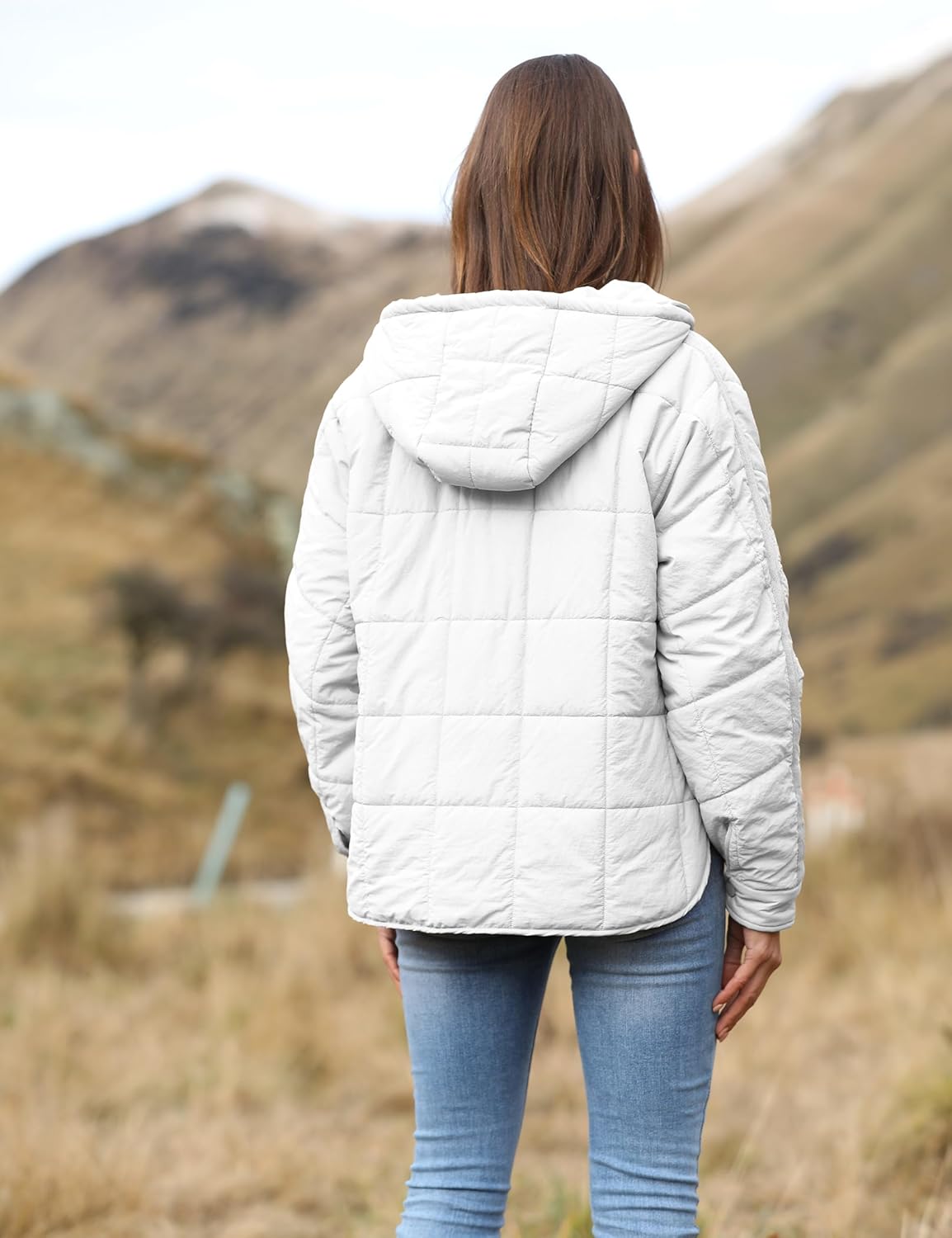 Oversized Down Jacket Bianstore Women's Oversized Puffer Hoodie