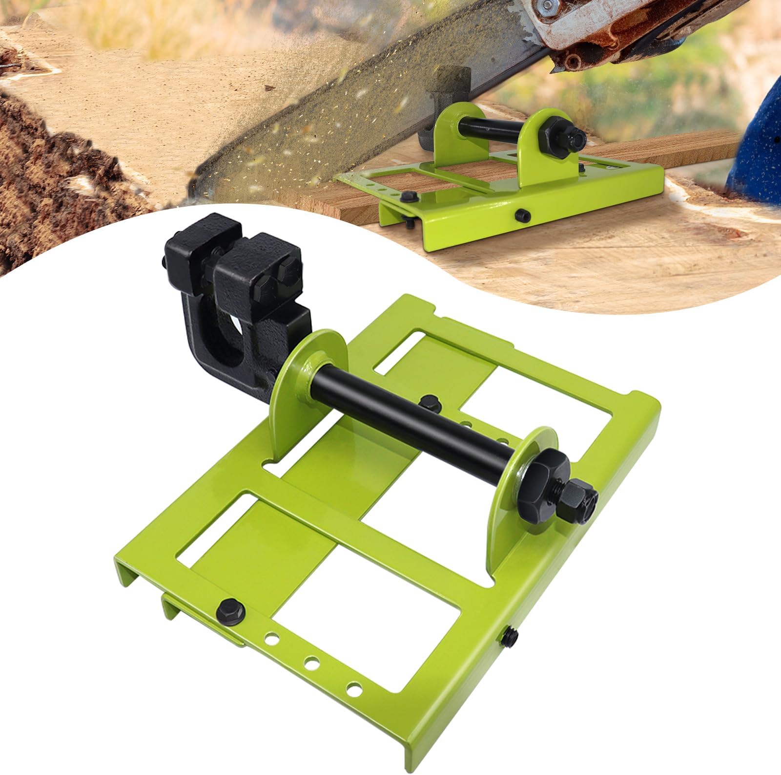 Vertical Portable Chainsaw Wood Cutting Tool, Lumber Cutting Guide for Cutting Wooden Boards and Wood in Sawmill Factories