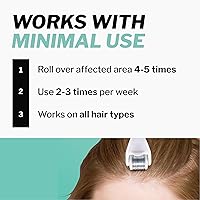 Vista 4 de Shapiro MD Microneedle Dermal Roller, Exfoliate and Invigorate Scalp, 0.25 mm Needles, Painless Design