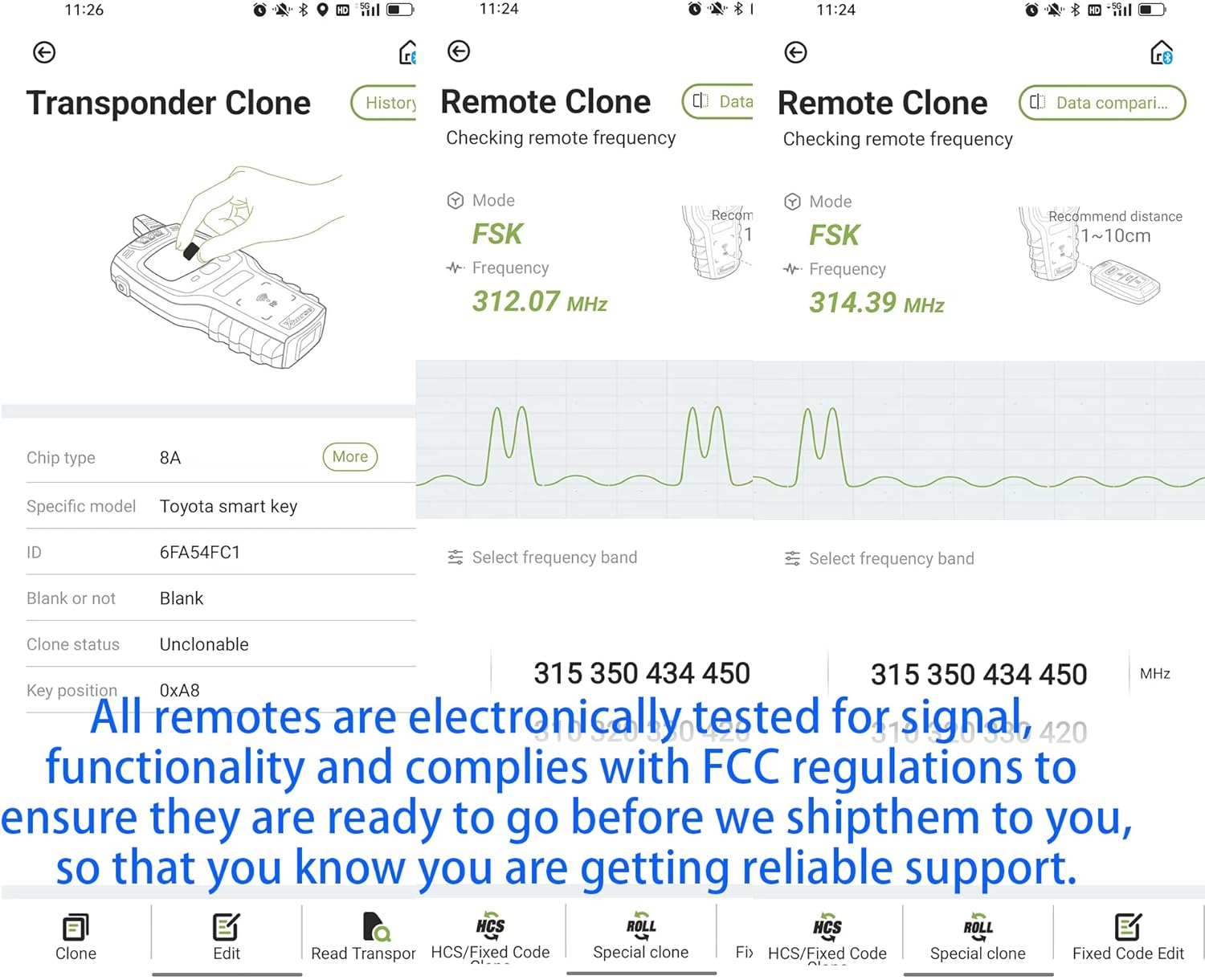Smart Key Fob for Toyota RAV4 2013-2018, Alliskeys Proximity Remote Control Key Fob Compatible for Toyota RAV4 2013-2018 HYQ14FBA 89904-52290 281451-0020