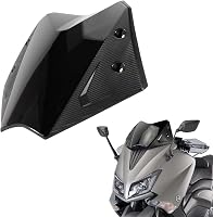 PSLER Motorkerékpár Szélvédő TMAX 530 2012-2016 Modellekhez - Fekete ABS Műanyag Szélfogó Plexi, Első Burkolat, Szélterelő 1