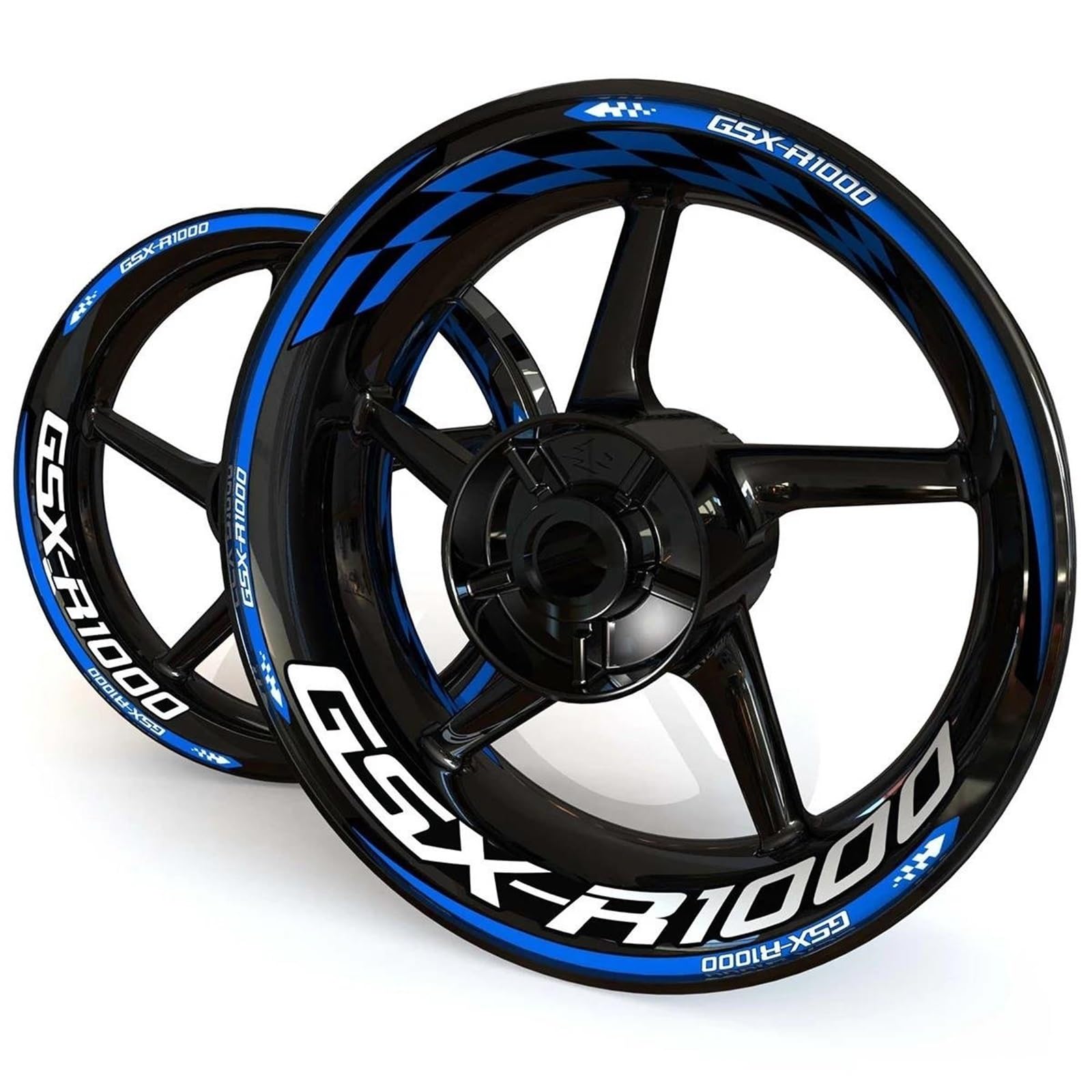Wheel Stickers Motorcycle Wheel Stickers for Suzuki GSX-R 1000 GSX-R1000 GSXR GSXR1000 Rim Reflective Sticker Hub Decals Set Rim Reflective Decal