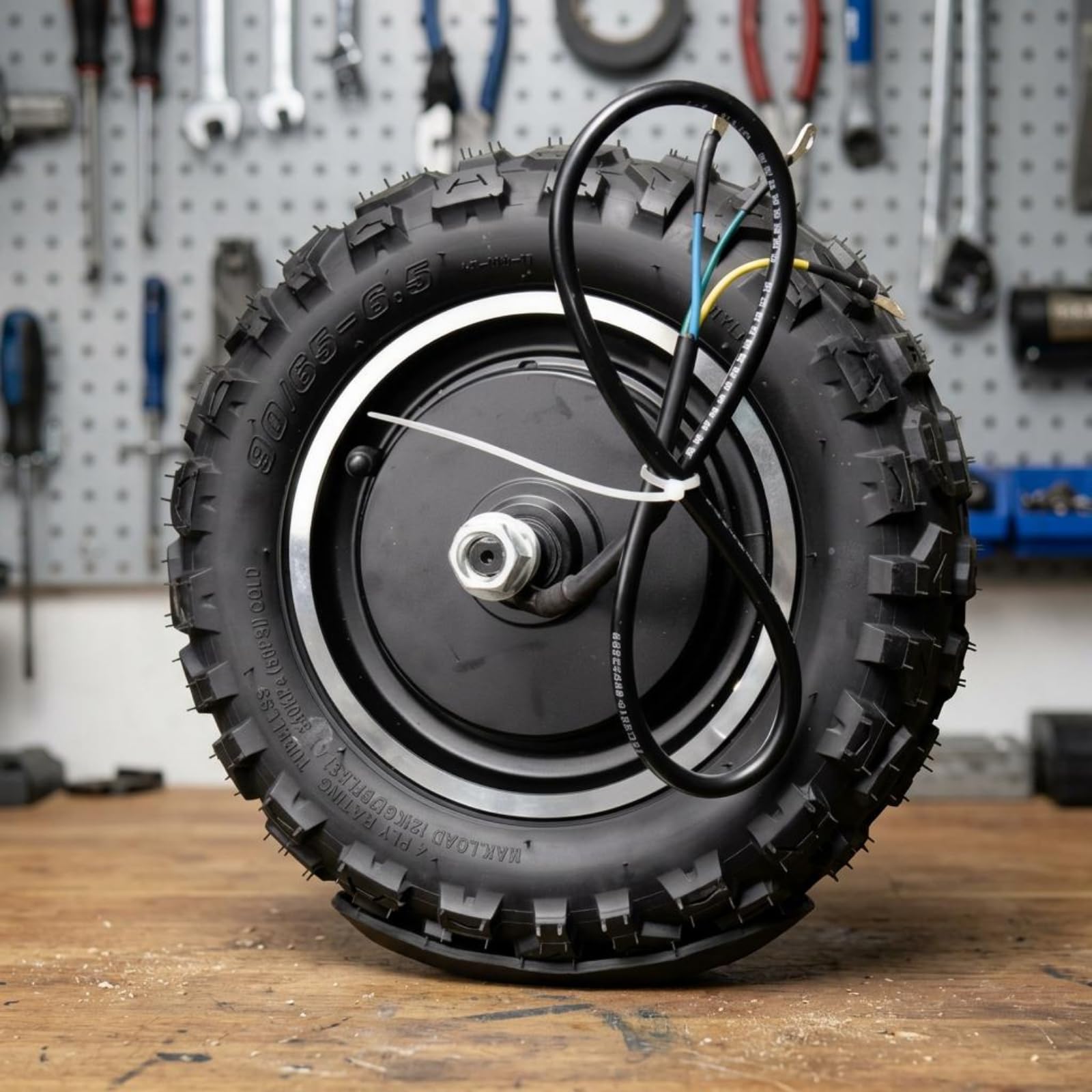 Milageto Ruota Motorizzata Posteriore Alta Potenza,Ruota con Motore Elettrico,Facile da Installare, Motore Nel Mozzo per Manutenzione
