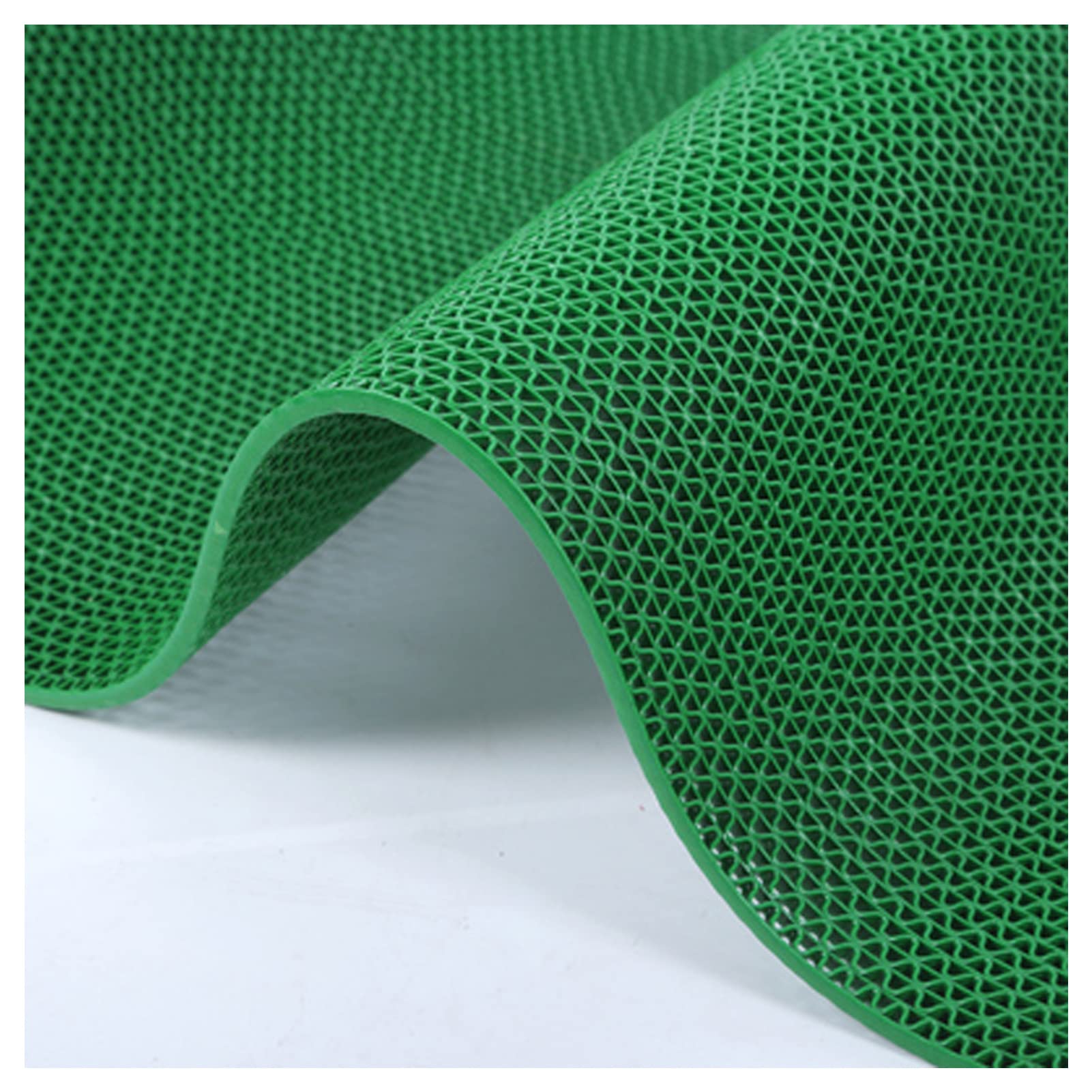 GTHTUHFD Non-Slip Drainage Mat Pvc Shower Floor Mat Safety Shower Anti-Fatigue Rubber Matting 3X10Ft For Home And Commercial Use Kitchen, Drain Pool, Sauna Spa, Pets,Bathroom - 0.,Verde