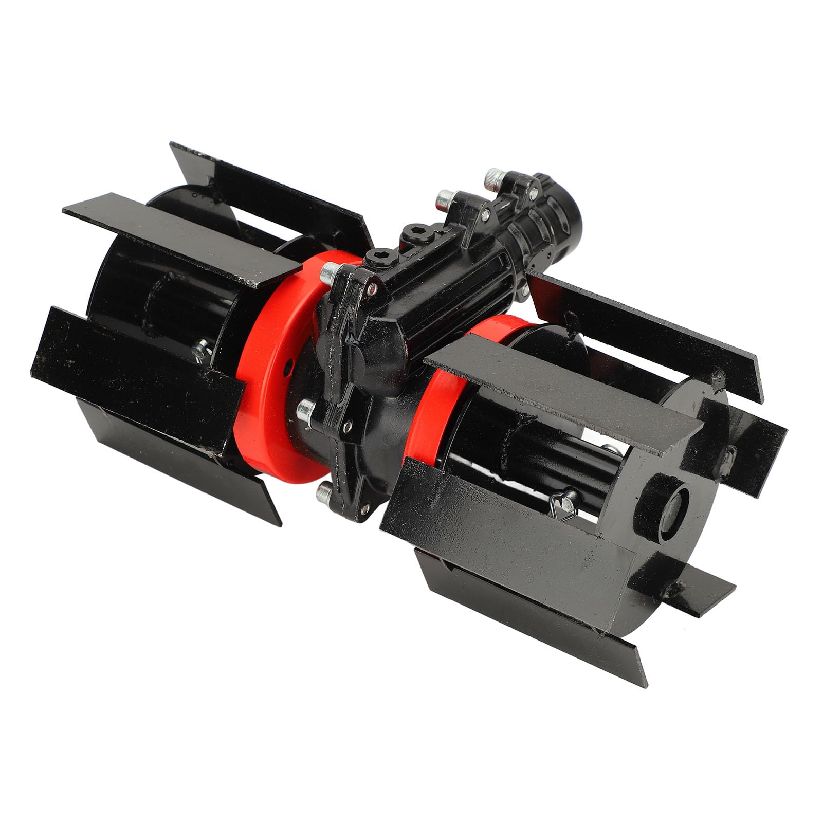 14 Cm 9 Rueda de Desmalezado de Dientes, Accesorio de Cortacésped Universal de Cuchilla Recta con Diámetro Interno de Tubo de 26 Mm para Aflojar la Zanja Profunda