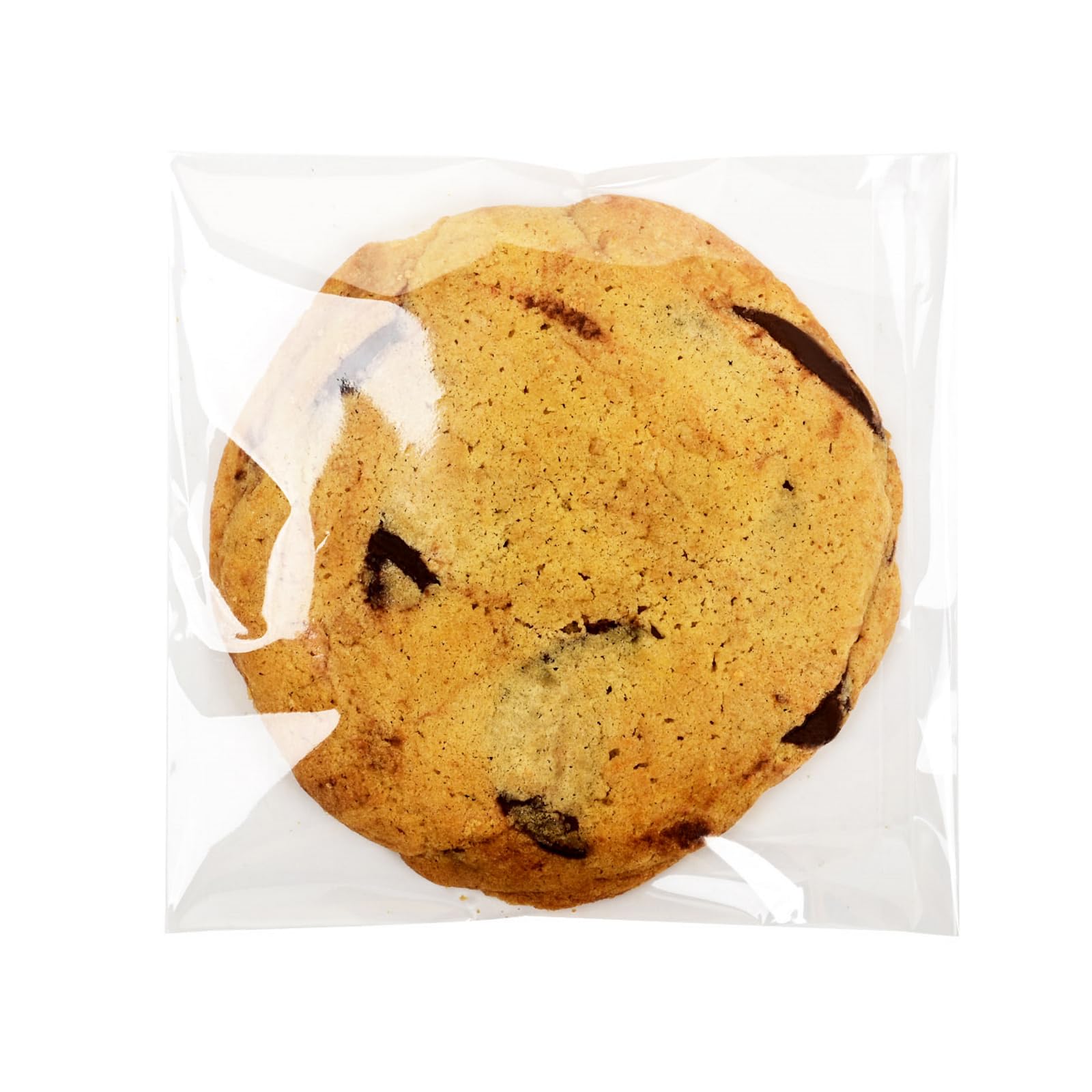 Wowfit 200 Count 4x4 Inch Clear Cellophane Plastic Bags, Resealable Self-Sealing Cello Bags Good for Individual Cookies, Decorative Wrappers, Party